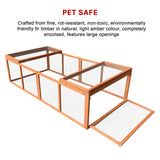 Chicken coop LARGE Run Guinea Pig Cage Villa Extension Rabbit hutch house pen V63-833451