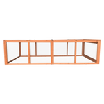 Chicken coop LARGE Run Guinea Pig Cage Villa Extension Rabbit hutch house pen V63-833451