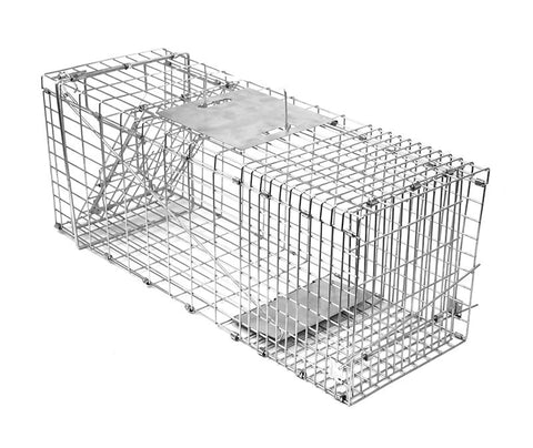 Trap Humane Possum Cage Live Animal Safe Catch Rabbit Cat Hare Fox Bird V63-833601