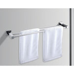 Double Classic Chrome Towel Bar Rail Bathroom V63-833811