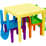 Kids Table and Chairs Play Set Toddler Child Toy Activity Furniture In-Outdoor V63-834121