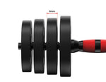 30kg Adjustable Rubber Dumbbell Set Barbell Home GYM Exercise Weights V63-834271