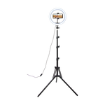 10" LED Selfie Ring Light with 1.6M Tripod Stand Phone Holder Photo Live Makeup V63-834721