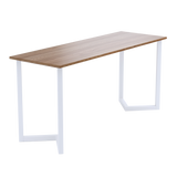 V Shaped Table Bench Desk Legs Retro Industrial Design Fully Welded - White V63-835161