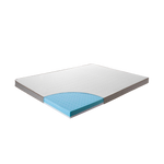 Palermo Queen Memory Foam Mattress Topper Cooling Gel Infused CertiPUR Approved V63-835381