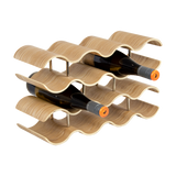 Wooden Wave Wine Rack/Creative Home Grape Wine Holder Shelf Cabinet/Bottle Rack V63-835691