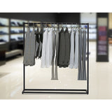 Commercial Clothing Garment Rack Retail Shop Black V63-835721
