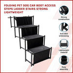 Folding Pet Dog Car Boot Access Steps Ladder Stairs Strong Lightweight V63-835751