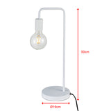 Modern Table lamp Desk Light Base Bedside Bedroom White V63-836891