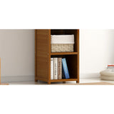 Bamboo Shelf Bookcase Display Storage Rack Stand Livingroom Bedroom V63-838211