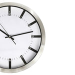 Modern Wall Clock Silent Non-Ticking Quartz Battery Operated Stainless Steel V63-838611