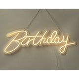 Happy Birthday Neon Sign Hanging Glowing Party Decoration V63-838651