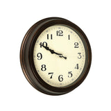 Classic Wall Clock Silent Non-Ticking Quartz Battery Operated Luxury Wood V63-838731