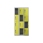 12-Door Locker for Office Gym Shed School Home Storage - Padlock-operated V63-838941