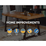 Trapezium Shaped Table Bench Desk Legs Retro Industrial Design Fully Welded V63-839291