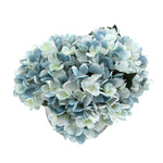 Premium Faux Hydrangea With Glass Vase 23cm V77-88015