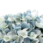 Premium Faux Hydrangea With Glass Vase 23cm V77-88015