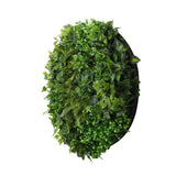 Slimline Artificial Green Wall Disc Art 90cm Mixed Green Fern V77-N1013963