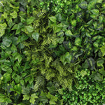 Slimline Artificial Green Wall Disc Art 90cm Mixed Green Fern V77-N1013963