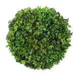 Slimline Artificial Green Wall Disc Art 90cm Mixed Green Fern V77-N1013963