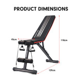 Powertrain Adjustable Incline Decline Exercise Bench WBP-D03
