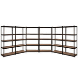 Giantz 6X1.5M Garage Shelving Warehouse Rack Storage Shelves Pallet Racking WR-7X15-BKX6