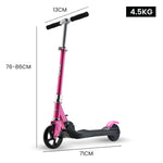 ROVO KIDS Electric Scooter Lithium Ride-On Foldable E-Scooter 125W Rechargeable, Pink V219-TRNESCRVM2PA