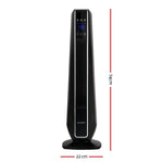 Devanti Electric Ceramic Tower Heater 2400W CTH-2400-BK