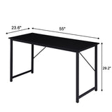 YES4HOMES Computer Desk, Sturdy Home Office Gaming Desk for Laptop, Modern Simple Style Writing V278-M7911B-OFFICE-DESK