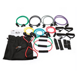 19PC Resistance Exercise Fitness Bands Tubes Kit Yoga Set V63-766515