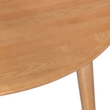 Emilio 120cm Round Dining Table Scandinavian Style Solid Ash Wood Oak V315-VOD-LIPW-01