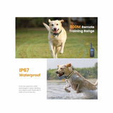 Dog Bark Collars - 3x 800m Range Recievers Vibration Sound Light Training Device V238-SUPDZ-39572045922384