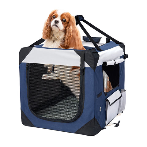 Pet Carrier Bag Dog Puppy Spacious Outdoor XL X-Large PT1046-XL-BL