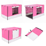 Cage Cover Enclosure for Wire Dog Cage Crate 48in PINK V274-PET-CV48-PK