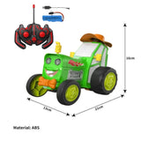 Green 360 Rotating Crazy Jumping Car with Light Music Remote Control RC Stunt Car AU V201-W12829008