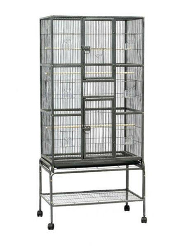 YES4PETS 174 cm Bird Cage Small Bird Parrot Budgie Aviary With Stand V278-B033