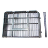 YES4PETS 2 X 6 Panel 60 cm Heavy Duty Pet Dog Puppy Cat Rabbit Exercise Playpen Fence V278-HPL60-W-HPL60-4-B-DOOR