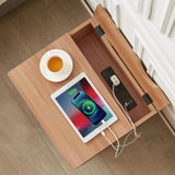 Bedside Table with Powerboard & USB Ports V178-100038