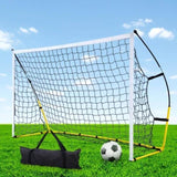 Everfit 2.4m Football Soccer Net Portable Goal Net Rebounder Sports Training PN-S085-YE