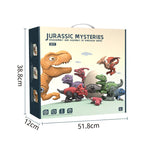 Disassemble Blocks Jurassic Dinosaurs Building Blocks Toys Battery Drill Tyrannosaurus Rex Wyvern V255-DINOSET-3