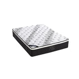 Mattress Euro Top Queen Size Pocket Spring Coil with Knitted Fabric Medium Firm 33cm Thick V43-MAT-EETL-Q