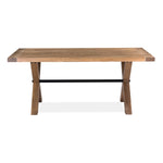 Woodland 190cm Dining Table Timber Wood Natural V315-VHND-MONT-01