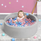 BoPeep Kids Balls Pit Baby Ocean Play Foam Pool Barrier Toy Padding Child Grey KD1081-GY-PIT
