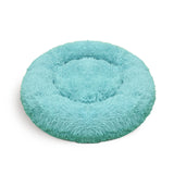 Pet Dog Bedding Warm Plush Round Comfortable Nest Comfy Sleep kennel Green 100cm V360-PTDB0000-VG-XL