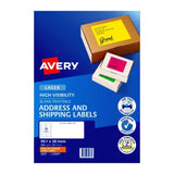 AV Laser Lbl Orng L7163FO Pk25 DS-AV35977