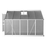 Greenfingers Greenhouse 3x2.5x1.95M Aluminium Polycarbonate Green House Garden Shed GH-ALU-C-302X250-AB