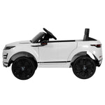 Kids Electric Ride On Car Land Rover Licensed Toy Cars Remote 12V Battery White RCAR-EVOQUE-LS-WH