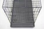 YES4PETS 24' Portable Foldable Dog Cat Rabbit Collapsible Crate Pet Cage with Cover Mat V278-CR24-W-COVER-BK-MAT