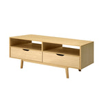 Artiss TV Cabinet Entertainment Unit 120cm Pine Ford FURNI-G-TV120-WD-AB