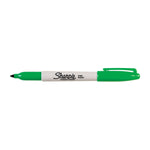 SHARPIE Permanent Marker Fine Point Green UPC Box of 12 V177-D-SH30034